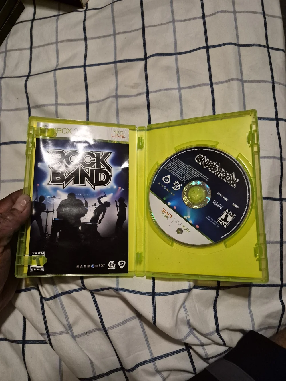 Microsoft Xbox 360 Rock Band in Lime Green Case